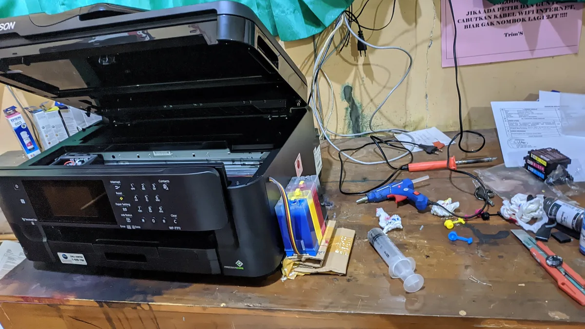 Servis printer Epson di Plandemic Space Kemiri Purworejo